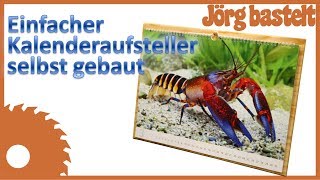 Einfacher Kalenderaufsteller selbst gebaut [upl. by Ybbed746]