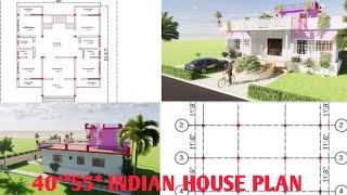 Indian house design4055Indian house design 4 bedroom [upl. by Morril]