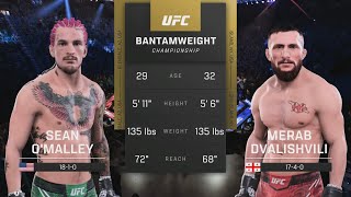 UFC 306 Sean OMalley vs Merab Dvalishvili  Full Fight amp Highlights  Bantamweight Title Bout [upl. by Schellens]