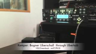 Kemper Bogner Uberschall through matching cab [upl. by Llenoil]