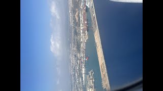 Landing on Josep Tarradellas Barcelona–El Prat Airport [upl. by Vallo625]