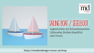 Segelboot basteln  Make Sailing Boat [upl. by Mattias]