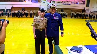 JROTC cadet saves a life and receives an award [upl. by Anitnatsnoc683]