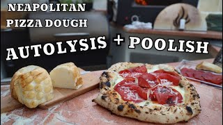 HOW TO MAKE AUTOLYSIS  POOLISH NEAPOLITAN PIZZA DOUGH [upl. by Furey]