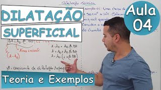 Dilatação Superficial  Aula 04 Teoria e Exemplos [upl. by Eitsirc]