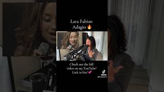 Lara Fabian is Phenomenal Adagio 🔥🎤 larafabianreaction adagio reaction musicreaction singer [upl. by Burnett846]