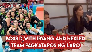 DEANNA WONG WITH IVY LACSINA AND TEAM NEXLED HANGOUT AFTER THE GAME  deannawong ivylacsina [upl. by Silvan]