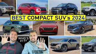 Top 10 BEST Compact SUV’s for 2024  Our Expert Ranking After Reviewing ALL of Them [upl. by Yssirhc441]