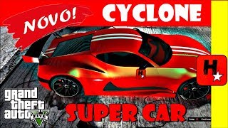 GTA 5 ONLINE NOVA DLC VEÍCULOS COIL CYCLONE SUPER CAR GTA 5 NEW DLC CAR [upl. by Darom]