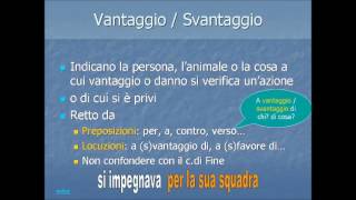 Complemento di vantaggio e svantaggio [upl. by Eetnod209]