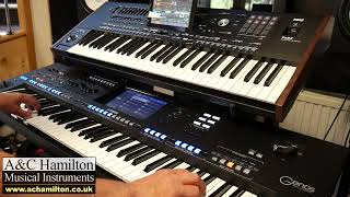 Yamaha Genos VS Korg PA5X sounds and styles comparison [upl. by Pentha847]