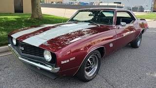 1969 CAMARO SS TRIBUTE X44 RESTORED TURNKEY NO RUST SUPER NICE [upl. by Aleakim731]