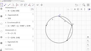 Costruzione del pentagono inscritto in una circonferenza [upl. by Alag]
