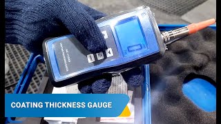 Coating Thickness Gauge Testing  Digital Paint Coating Thickness Gauges  Veerya Attachments [upl. by Ellecrag]