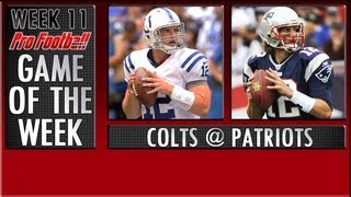 Week 11 NFL Preview Indianapolis Colts  New England Patriots [upl. by Fayre115]