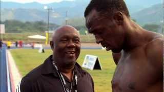 Usain Bolt  Glen Mills Training Session [upl. by Laaspere240]