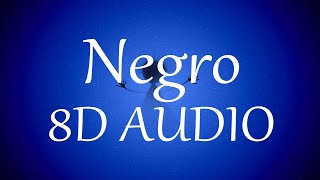 J Balvin  Negro 8D AUDIO 360° [upl. by Nosiddam]