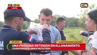 Allanamiento en caso de asalto a comercio de Loma Pytã [upl. by Atteloj]