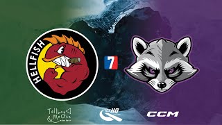 Hellfish VS Trash Pandas  Div 7  10th August  IceHQ Beer League ice hockey [upl. by Iat]