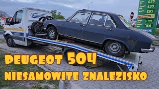 niesamowite znalezisko PEUGEOT 504 [upl. by Nigem]