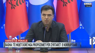 Nuk ishte në seancë Basha Amnistia Penale të hiqet dorë nga propozimet për zyrtarët e korruptuar [upl. by Warthman928]