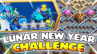 easiest way to 3star Lunar new year challenge coc [upl. by Alicul]