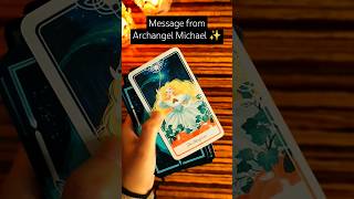 Message From Archangel Michael ✨ Tarot Reading 🌈 shorts archangelmichael tarotreading [upl. by Rahs]