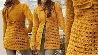 ABRIGO DE INVIERNO  TEJIDO A CROCHET [upl. by Bagger]