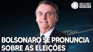 Presidente Jair Bolsonaro faz pronunciamento após resultado das eleições [upl. by Kippy]