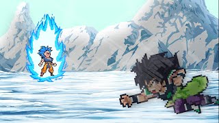 DB Super Broly Sprite Animation Test [upl. by Solraced22]