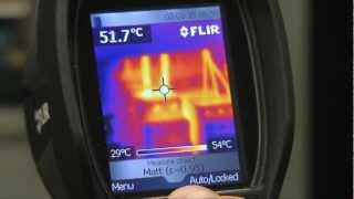 Spot Pyrometer versus Thermal Image [upl. by Akerboom336]