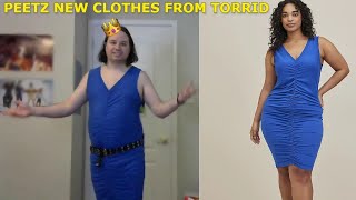 Peetz Shows us Pride Outfit and Clothes from Torrid foodie beauty got for him [upl. by Gnay]