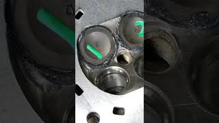 cylinder head fitting pross engine automobile shortfeed machine shortvideotrending viralvideo [upl. by Manuel]