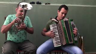 Tocata Acordeon e SaxHorn Mib 2  Tarumã SP [upl. by Bonnee]