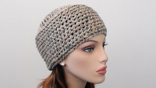 Crochet Beanie Hat [upl. by Bruyn]