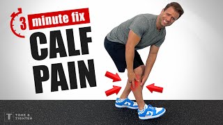 3Minute Routine For Tight Painful Calf Muscles FAST RELIEF [upl. by Deeyn]