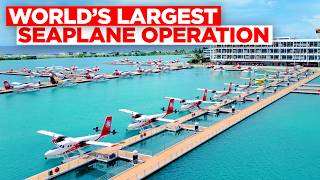 Flying in the Maldives  World’s Largest Seaplane Operation [upl. by Atnod]