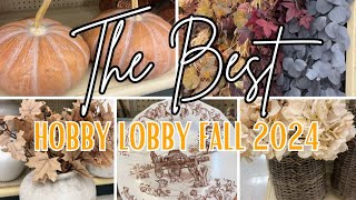 THE BEST OF HOBBY LOBBY FALL 2024  HIGH END DUPES  PINTEREST INSPIRATION IDEAS [upl. by Jaimie593]