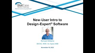 New User Intro to Design Expert® Software [upl. by Nnaycnan597]