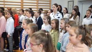 Poland National Anthem sung by Polish Student Celebrate National Independence Day 2024 [upl. by Just134]