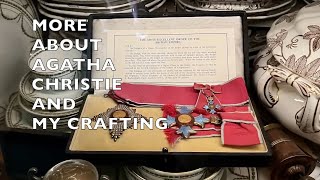 Episode 115  More about Agatha Christie and Greenway and whats on my crafting table [upl. by Oilasor]