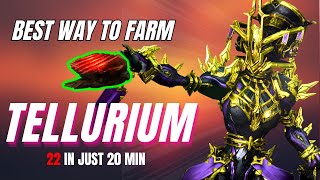 The Single BEST way to farm Tellurium in Warframe 2024 [upl. by Sessler120]