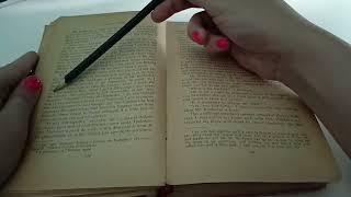 Inaudible Reading ASMR for your relax 💤📖♥️ [upl. by Wallas]