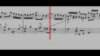 BWV 549  Prelude amp Fugue in C Minor Scrolling [upl. by Corella]