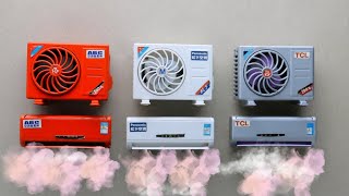 Top 3 Miniature Air Conditioner Unboxing amp Test Video  Best Gadgets Solar AC [upl. by Aiela]