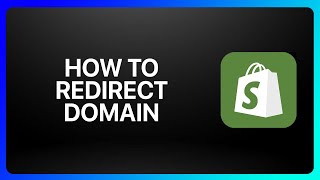 How To Redirect Shopify Domain Tutorial [upl. by Toiboid]