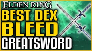 Elden Ring Flamberge Greatsword Location BEST BLEED GREATSWORD Amazing DEX Damage [upl. by Sirtimed]