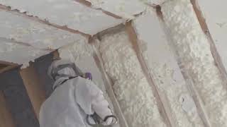 Icynene Spray Foam Insulation [upl. by Aidiruy]