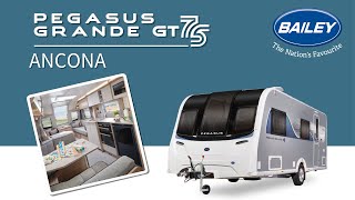 Caravan Tour Bailey Pegasus Grande GT75 Ancona 2024 [upl. by Atiner]