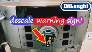 How to Descale Your DeLonghi Magnifica S ECAM 22 110 Coffee Machine [upl. by Jacquelynn]